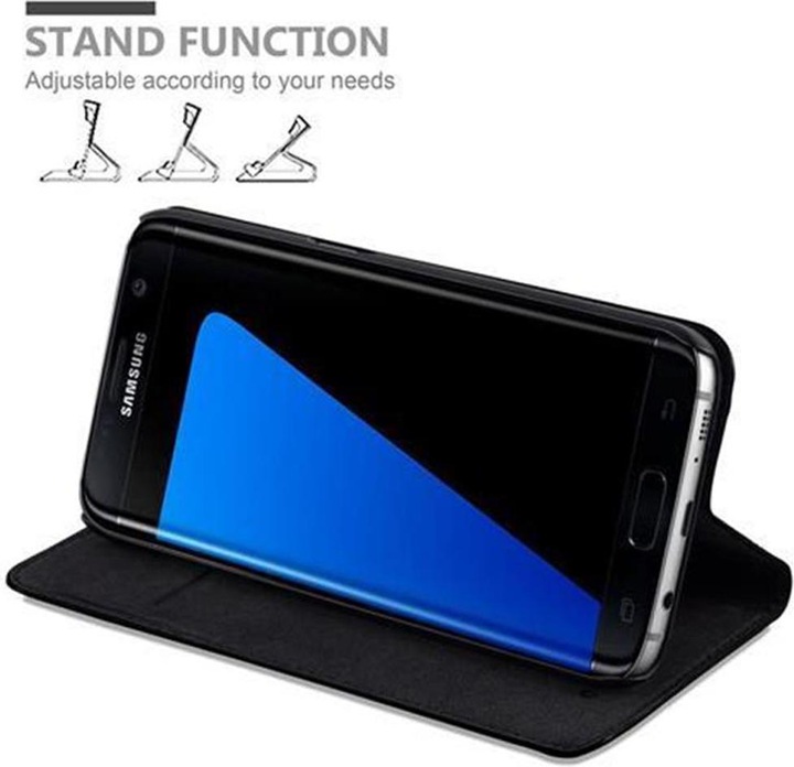 Actual product image Cadorabo Book Invisible Magnet Cover (Samsung Galaxy S7 Edge)
