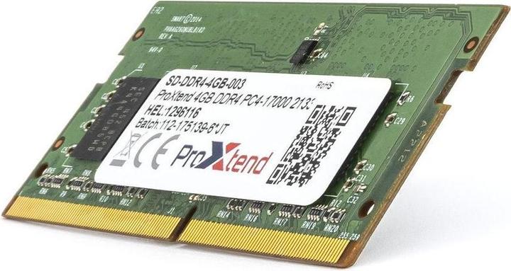 Image du produit ProXtend SD-DDR4-4GB-003 Module de mémoire 2133 MHz (1 x 4GB, 2133 MHz, RAM DDR4, SO-DIMM)