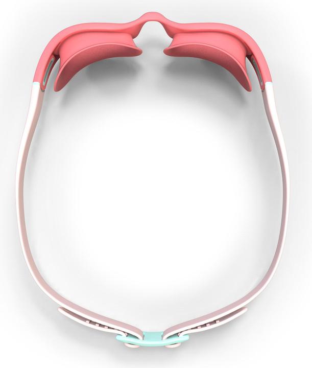 Immagine prodotto Nabaiji Occhialini da nuoto piccoli trasparenti - Rosa tenue/turchese (S)