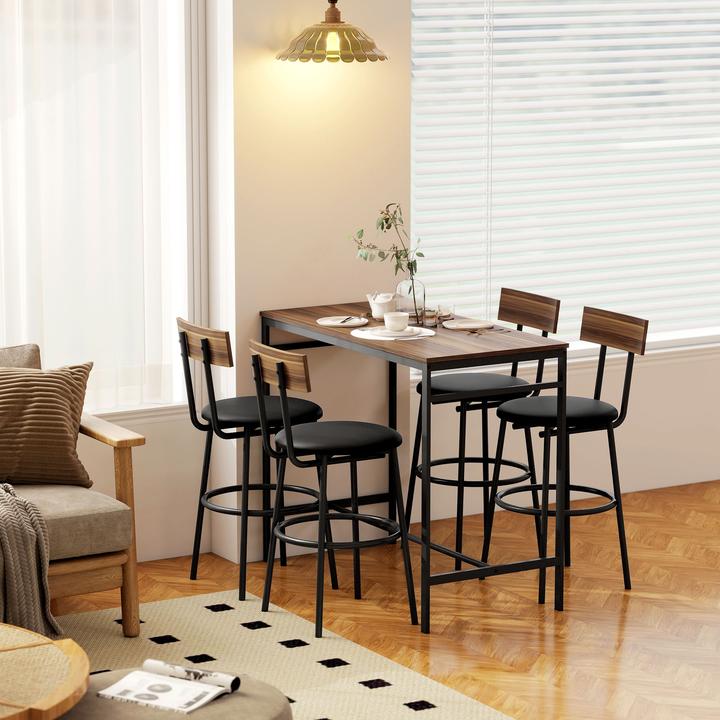 Image du produit Homcom Bartisch Set (110 x 55 x 90 cm)