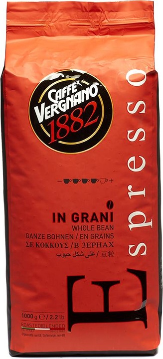 Image du produit Caffè Vergnano bar à espresso (1000 g, Torréfaction foncée)