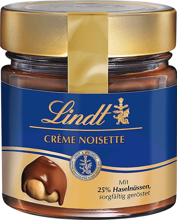 Actual product image Lindt Milk spread 25% hazelnut (220 g)