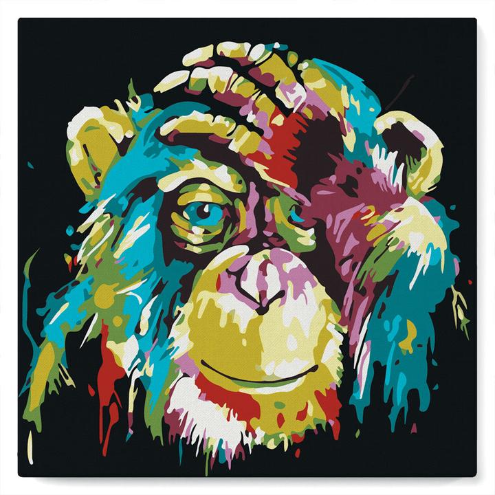 Actual product image Figured'Art Monkey Pop Art