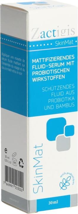 Actual product image Zactigis SkinMat mattifying fluid serum with probiotic active ingredients (30 ml)