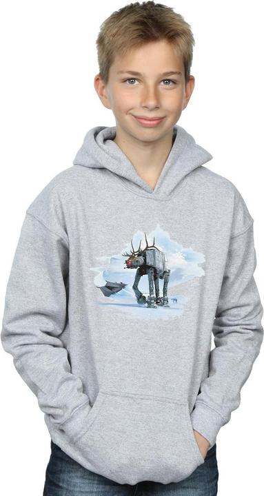 Image du produit Star Wars - Sweat à capuche CHRISTMAS AT-AT REINDEER - Garçon (128)