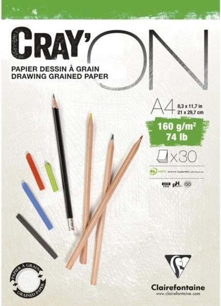 Image du produit Clairefontaine CrayOn A4 (160 g/m², 1x)
