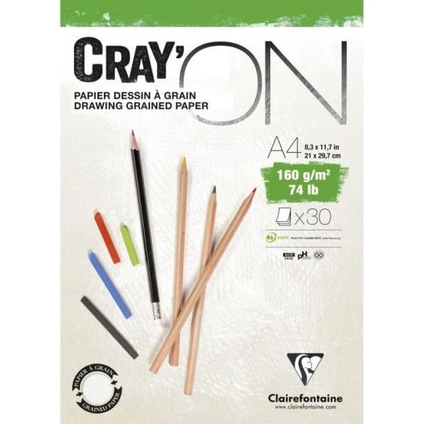 Clairefontaine, Bastelpapier, CrayOn A4 (160 g/m², 1 x)