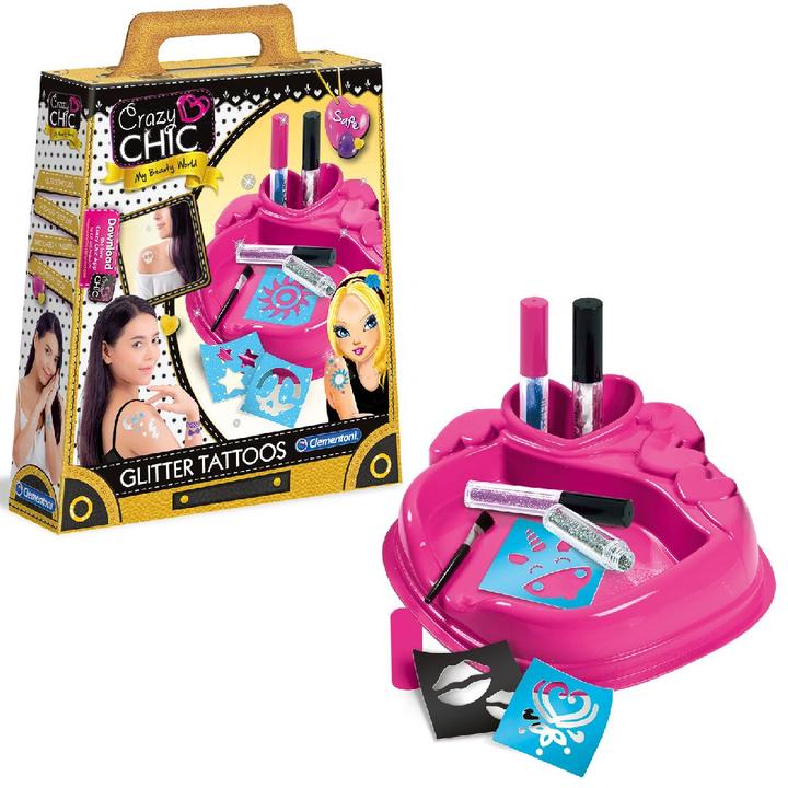 Produktbild Clementoni Crazy Chic - Glitzertattoos