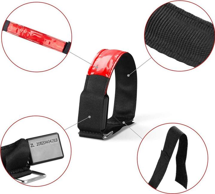 Image du produit Stride Aufladbares USB Leuchtarmband für Kinder / Erwachsene zum Sport