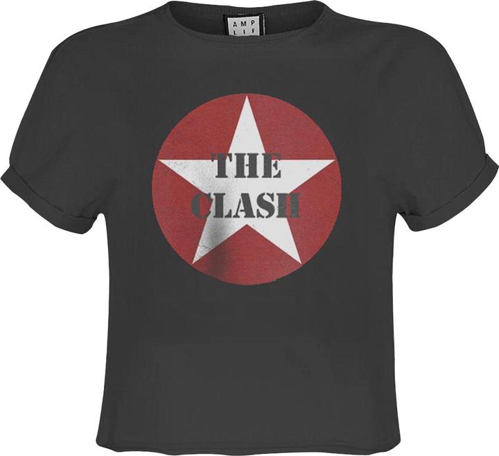 Immagine prodotto Amplified Star Logo Maglietta Corta The Clash Donna (M)