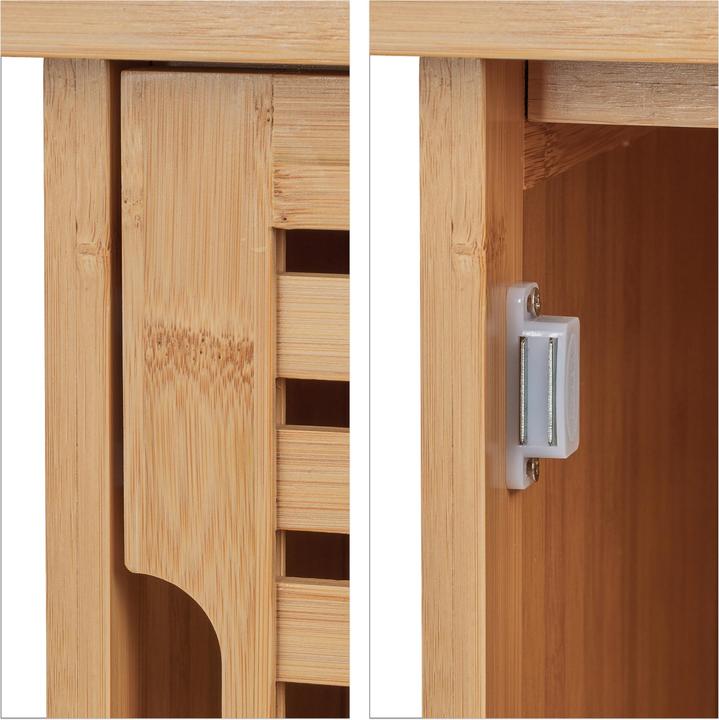 Image du produit Relaxdays Armoire de salle de bain (67 x 33 x 87.5 cm)