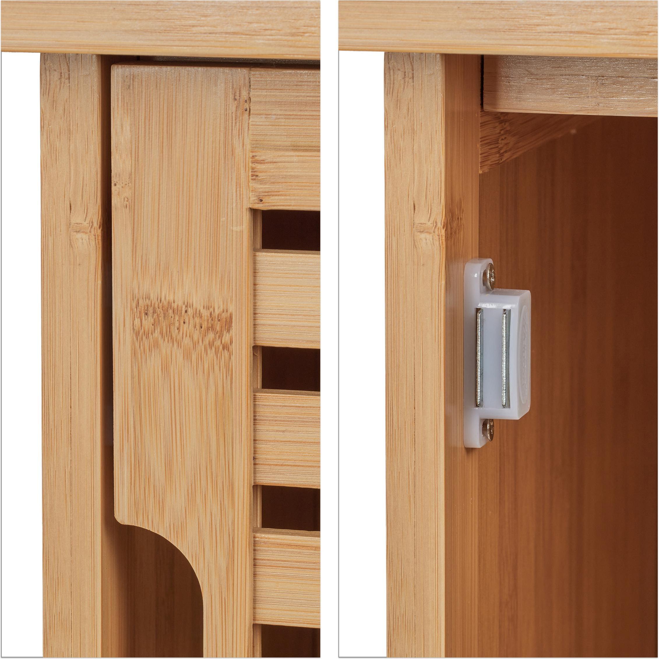 Thumbnail - Relaxdays, Badezimmerregal, Badschrank (67 x 33 x 87.5 cm)
