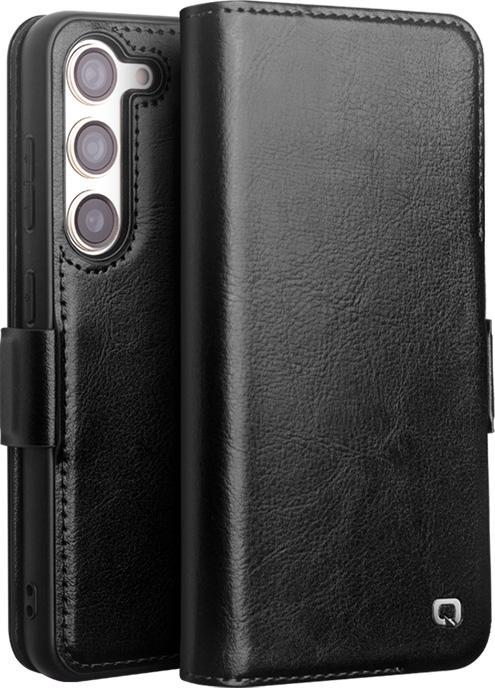 Produktbild QiAlino Hülle Flip mit magnetischem Verschluss (Samsung Galaxy S25)