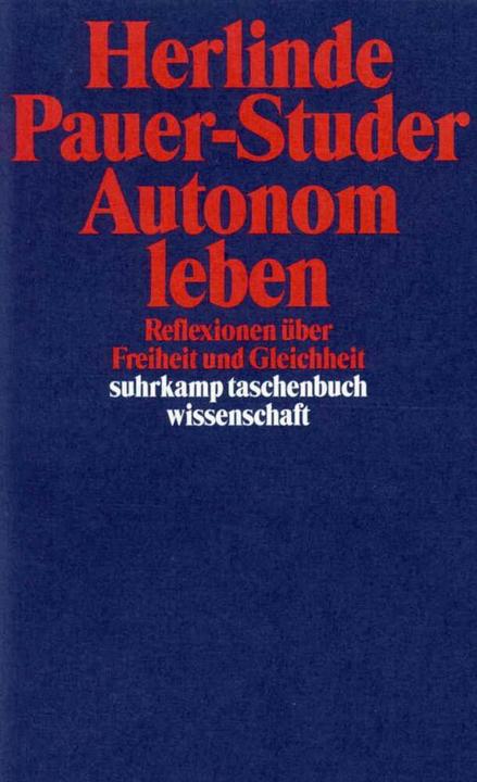 Produktbild Autonom leben (Deutsch, Herlinde Pauer-Studer, 2000)