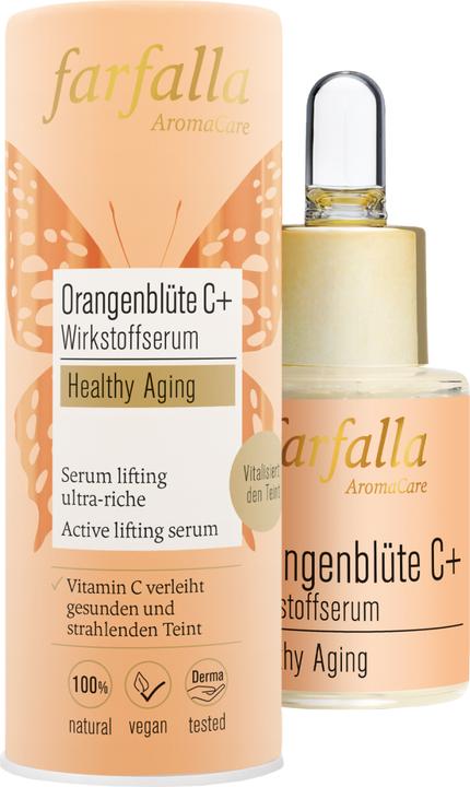 Image du produit Farfalla Fluide contour des yeux Fleur d'Oranger C+ (15ml) (Fluide pour le soin des yeux, 15 ml, Jour + nuit)