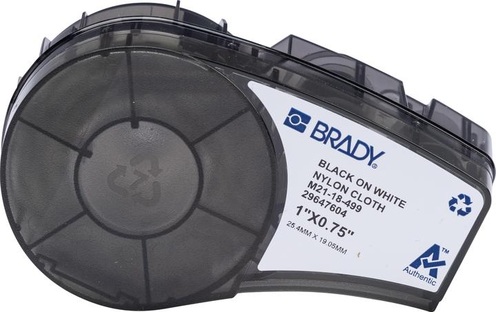 Image du produit Brady Étiquettes en nylon tissé pour les imprimantes d'étiquettes portables M210 et M211