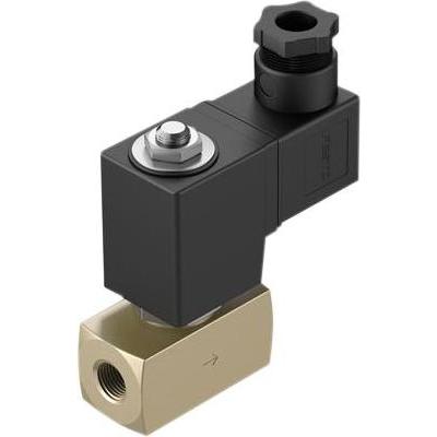 Festo 2/2 Way Solenoid Valve, NC, G1/4", 1mm, Accessori di elettronica + Alloggiamento