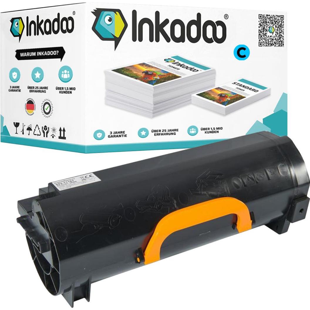 Inkadoo, Toner, Toner sparset kompatibel mit Dell 593-11167 / C3NTP enthält 2x Tonerkartusche