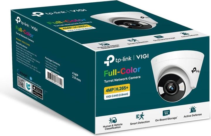 Produktbild TP-Link NET CAMERA TURRET H.265 5MP/VIGI C450(2.8MM) (2880 x 1620 Pixels)