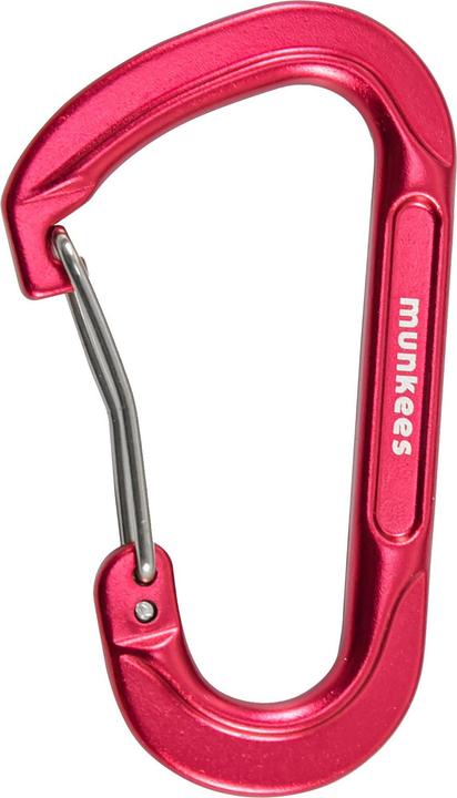 Actual product image Munkees D-Form-Karabiner mit Drahtschnapper