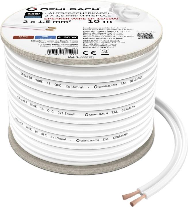 Immagine prodotto Oehlbach SP15 (10 m, 1.50 mm².)