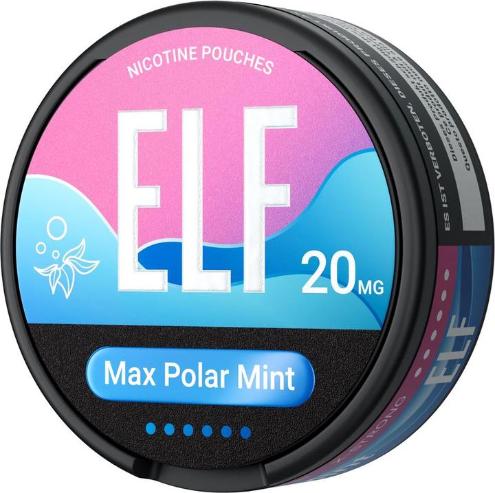 Actual product image Elfbar ELF Snus Max Polar Mint 20mg (Nicotine Pouches, 20 mg)