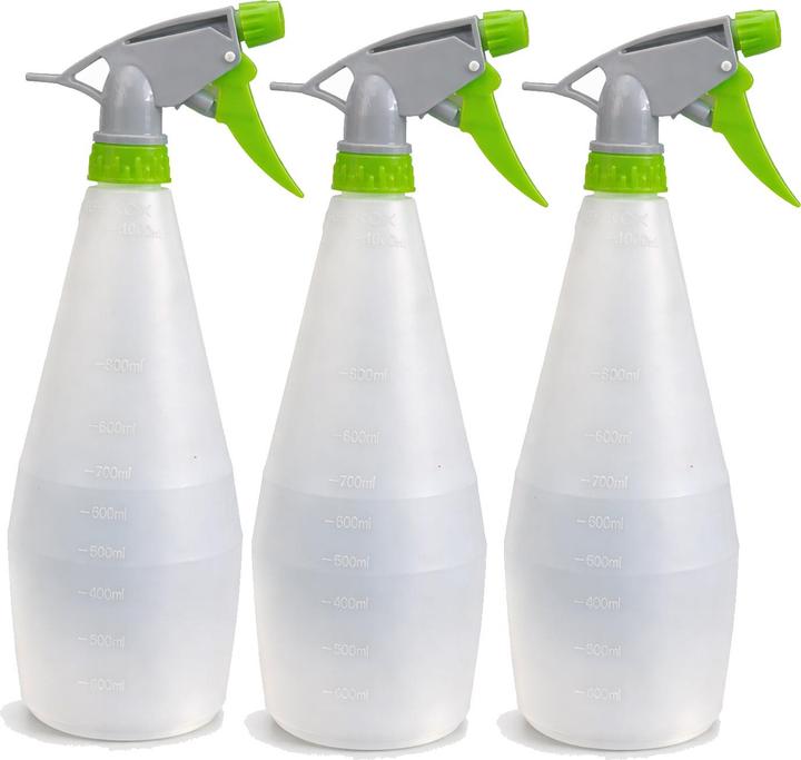 Mojawo 3er Drucksprüher Pflanzensprüher Sprüflasche Wassersprüflasche 1Liter (1 l)