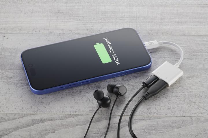 Produktbild Cellularline Sound & Charge Typ-C Adapter White (SC, USB-C)