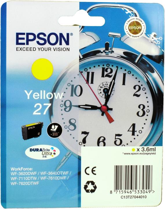 Produktbild Epson 27 DuraBrite Ultra (Y)