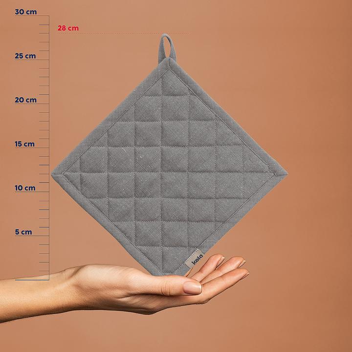 Produktbild Kela Topflappen Puro grau (55% Baumwolle, 45% Leinen)