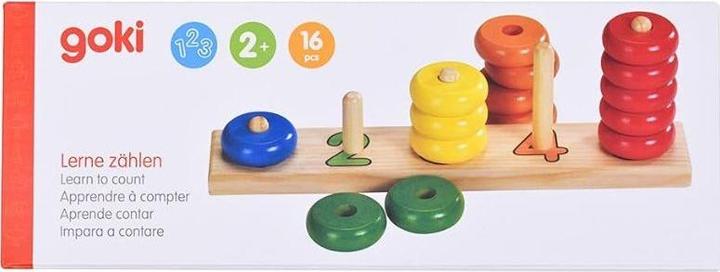 Actual product image Goki Wood bunk bed puzzle color