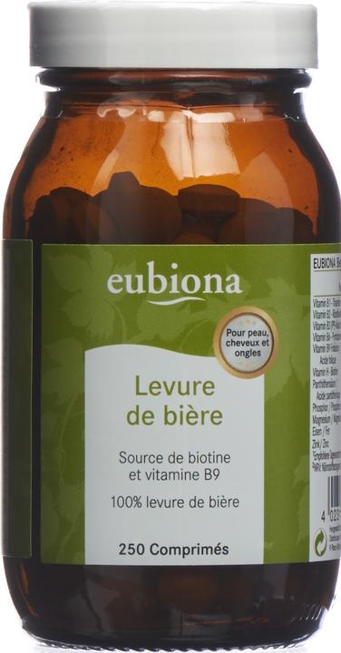 Actual product image Eubiona Brewer's yeast tablet (250 Piece, Pills, 100 g)
