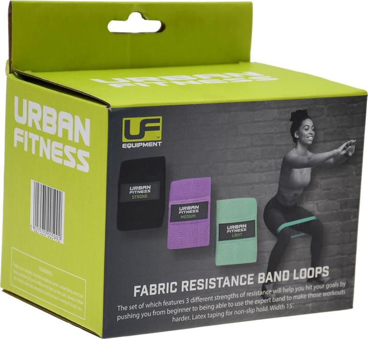 Produktbild Urban Fitness Stoffwiderstandsband (0.38 m, Leicht, Mittel, Stark)