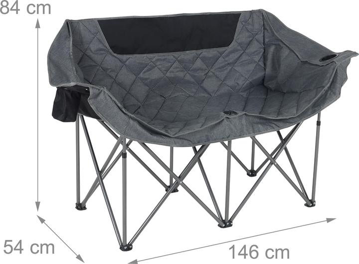 Image du produit Relaxdays Banc camping
