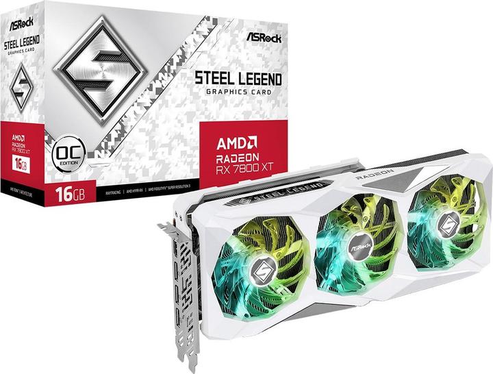 Image du produit AsRock Radeon RX 7800 XT Steel Legend (16 Go)