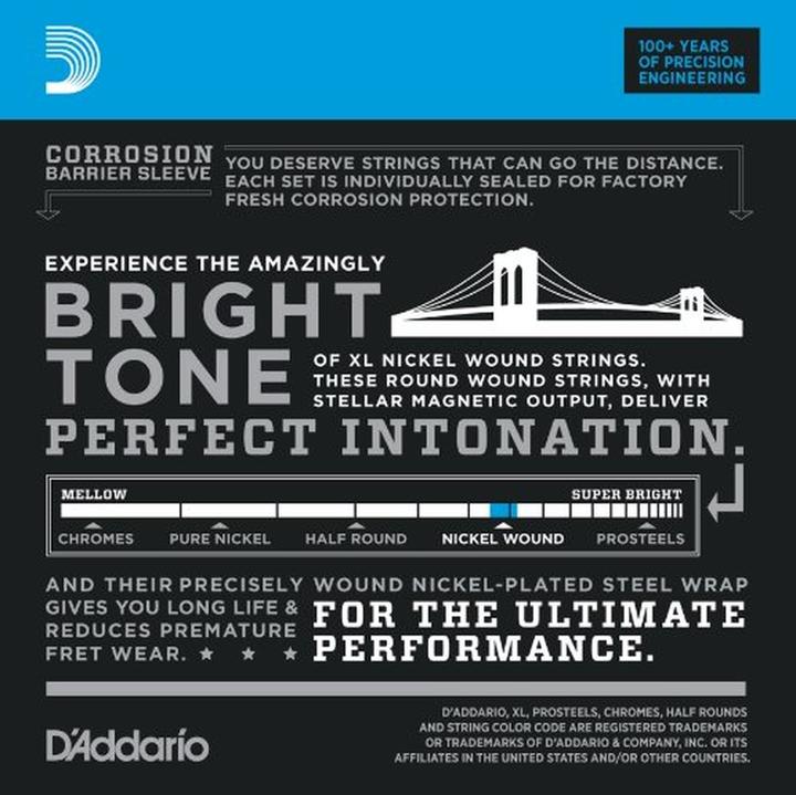 Actual product image D'Addario EXL110 (6 x, Electric guitar, 0.05")