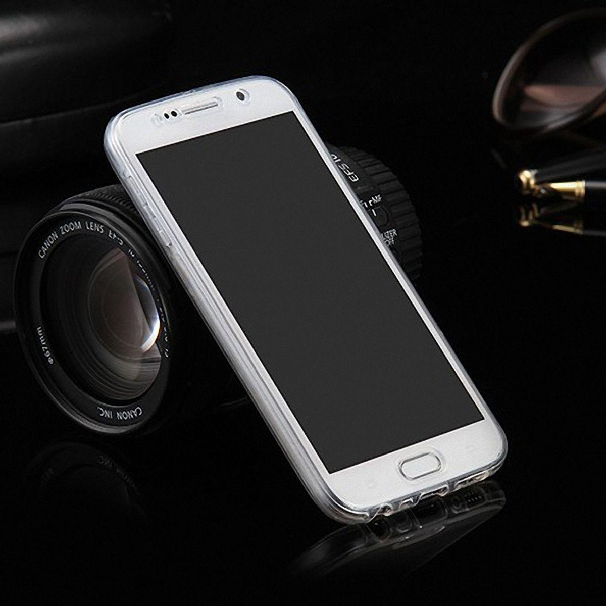 König Design Huawei P10 Lite Full Body 360 Silikon Schutzhülle Handyhülle Case Hülle Klar (Huawei P10 Lite), Smartphone ...