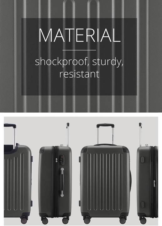 Actual product image Hauptstadtkoffer Spree - Suitcase hard shell matt with TSA (82 l, M (50 - 90l))
