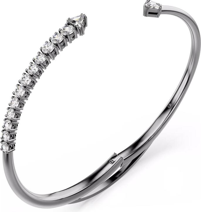 Produktbild Swarovski Sublima Armreif Weiss Rutheniert (16.50 cm, Swarovski Metall)