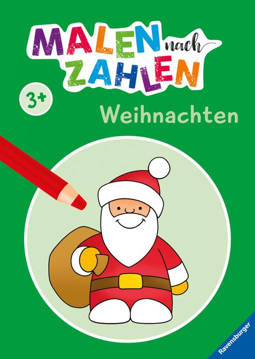 Produktbild Ravensburger Malen nach Zahlen ab 3 Jahren - Weihnachten für kleine Künstler