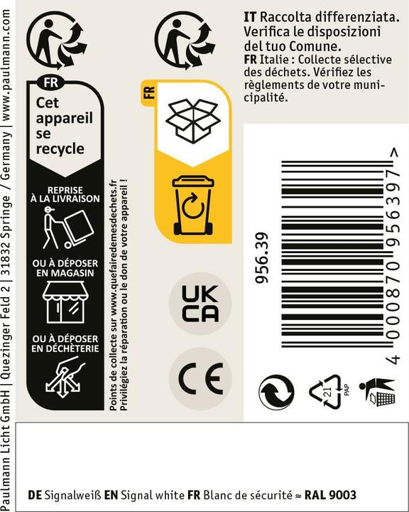 Image du produit Paulmann Rail URail