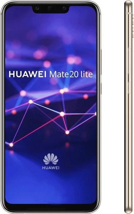 Huawei Mate 20 Lite (64 GB, Platinum Gold, 6.30", Hybrid Dual SIM, 4G)