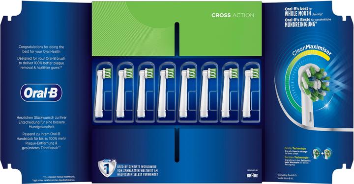 Produktbild Oral-B Cross Action CleanMaximiser (8 x)