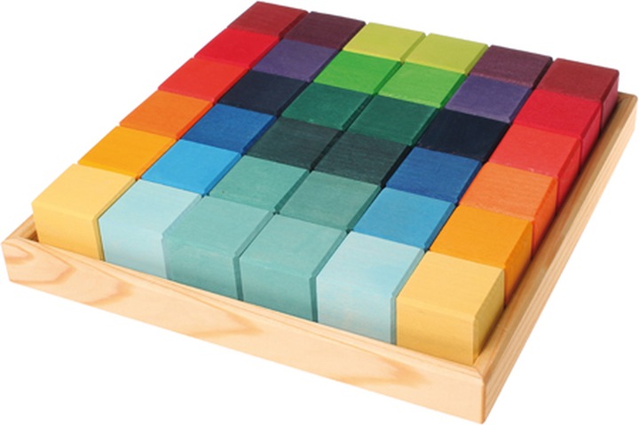 Immagine prodotto Grimm's 36 cubi, arcobaleno
