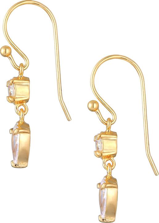 Immagine prodotto Elli Orecchini a goccia con solitario in zirconia cubica argento 925 (Zirconia, Elastico, Argento 925)