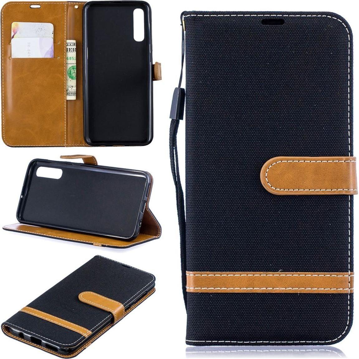 König Design Hülle Handy Schutz für Samsung Galaxy A50 Case Cover Tasche Wallet Etui Bumper (Samsung Galaxy A50), Smartp...