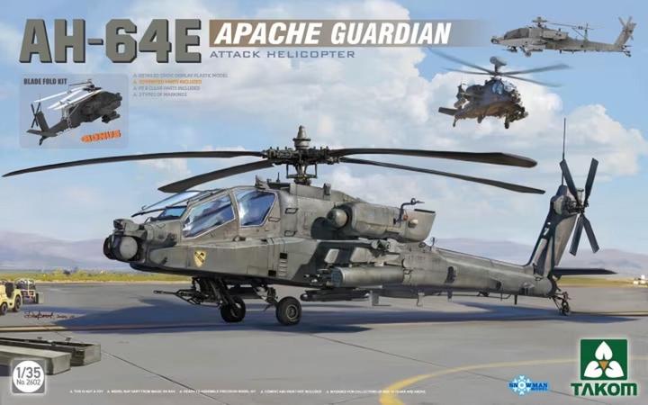 Produktbild Takom Ah-64e Apache Guardian Attack Helicopter