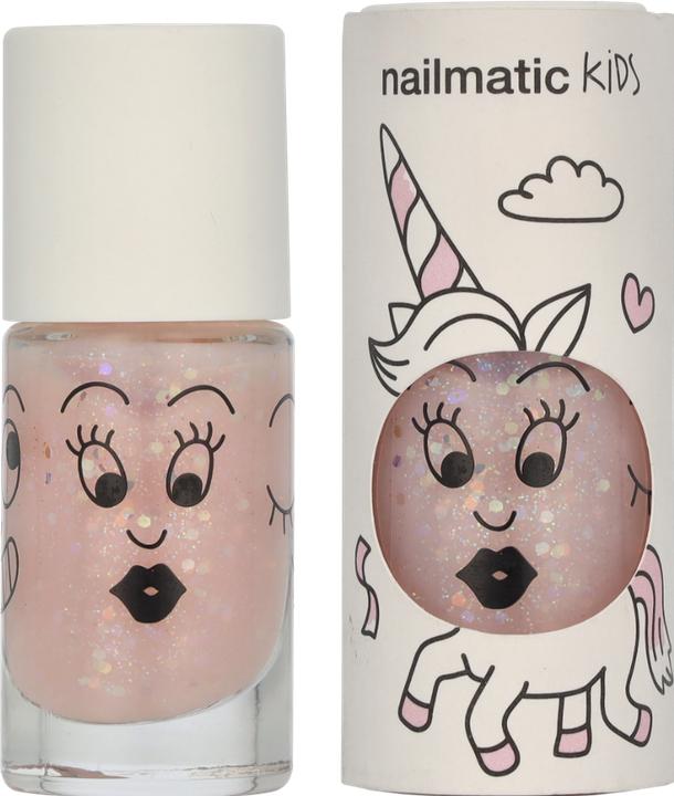 Produktbild Nailmatic Kids Nail Polish Polly lakier do paznokci dla dzieci Przejrzysto-Różowy 8ml (Polly, Farblack)