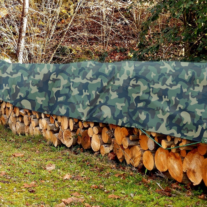 Produktbild Casa Pura Abdeckplane Camouflage (150 x 600 cm)