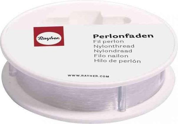 Rayher Perlonfaden 0,15 mm glatt transparent 0,15 mm x 50,0 m